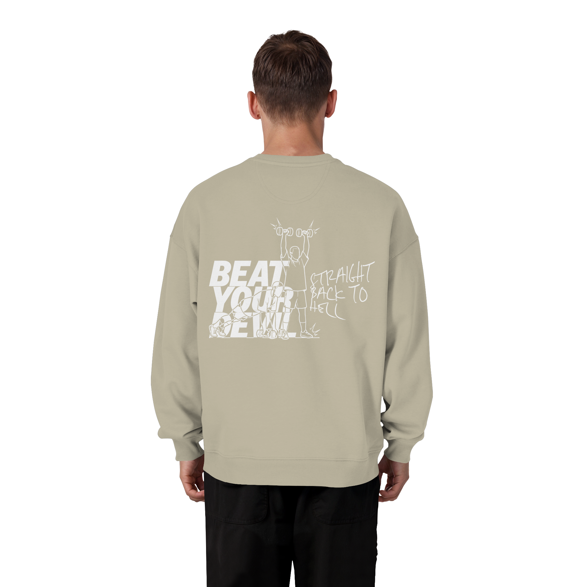 BEAT YOUR DEVIL – Pre-Season Edition -  - Organic Oversize Sweatshirt