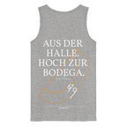 AUS DER HALLE. HOCH ZUR BODEGA. – Premium Organic Tank-Top