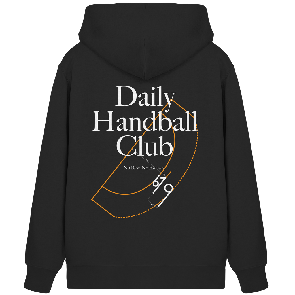 Daily Handball Club - No Rest. No Excuses. - Organic Zipper