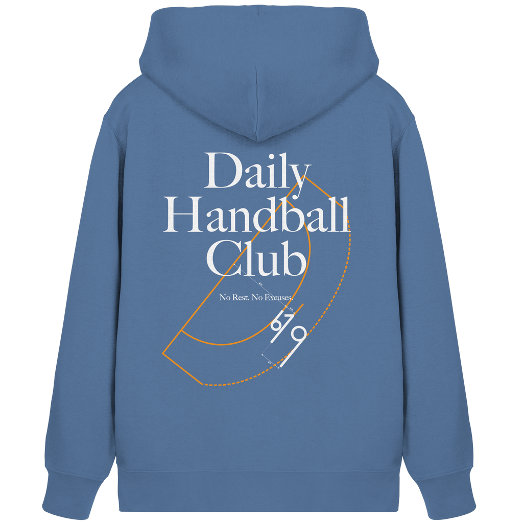 Daily Handball Club - No Rest. No Excuses. - Organic Zipper