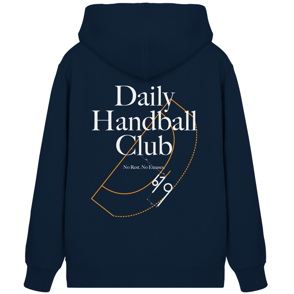 Daily Handball Club - No Rest. No Excuses. - Organic Zipper