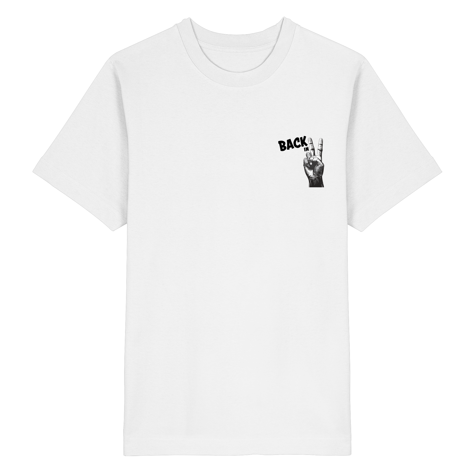 Back in 2 – Paused. Not Defeated. Male Version - Heavy Oversized Organic Shirt