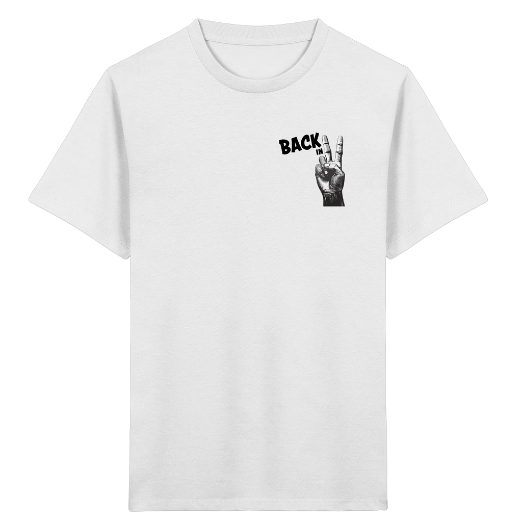 Back in 2 – Paused. Not Defeated. Male Version - Kids Organic Shirt