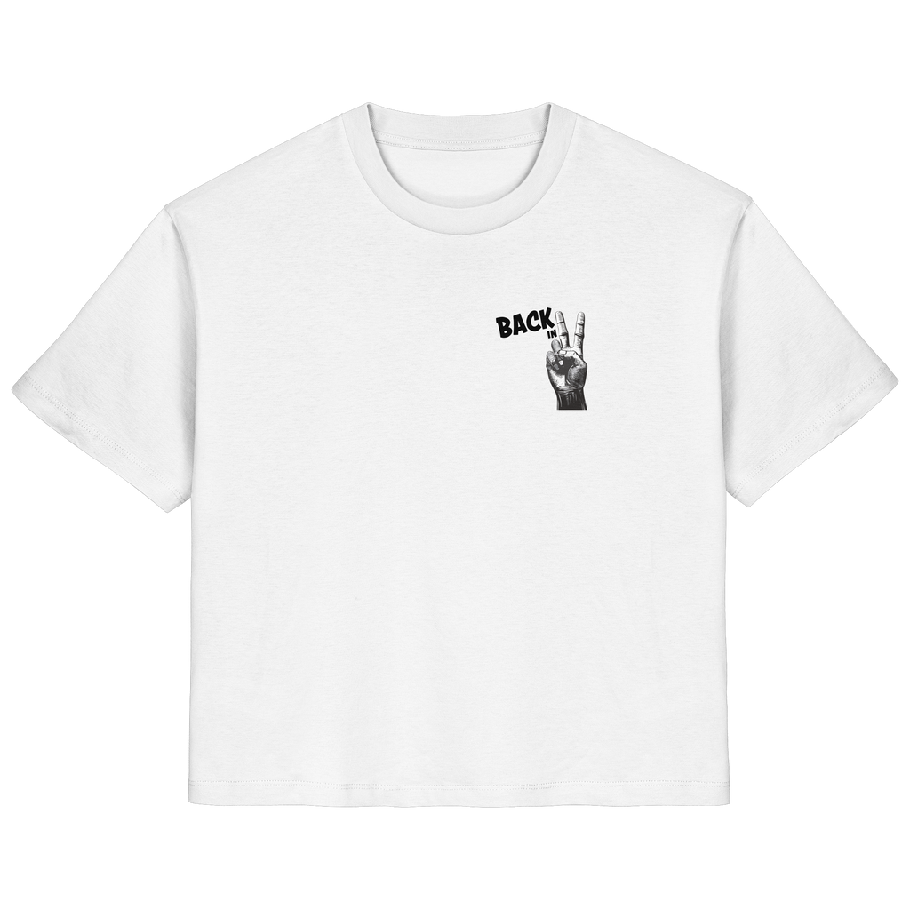 Back in 2 – Paused. Not Defeated. Male Version - Ladies Organic Shirt