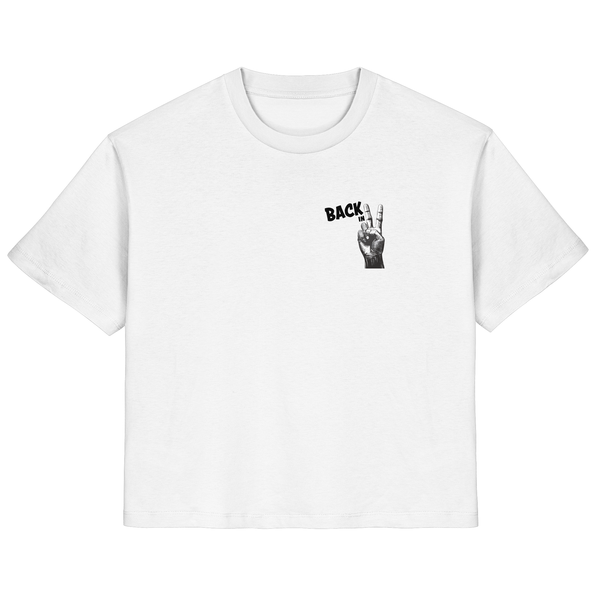 Back in 2 – Paused. Not Defeated. Female Version - Ladies Organic Shirt