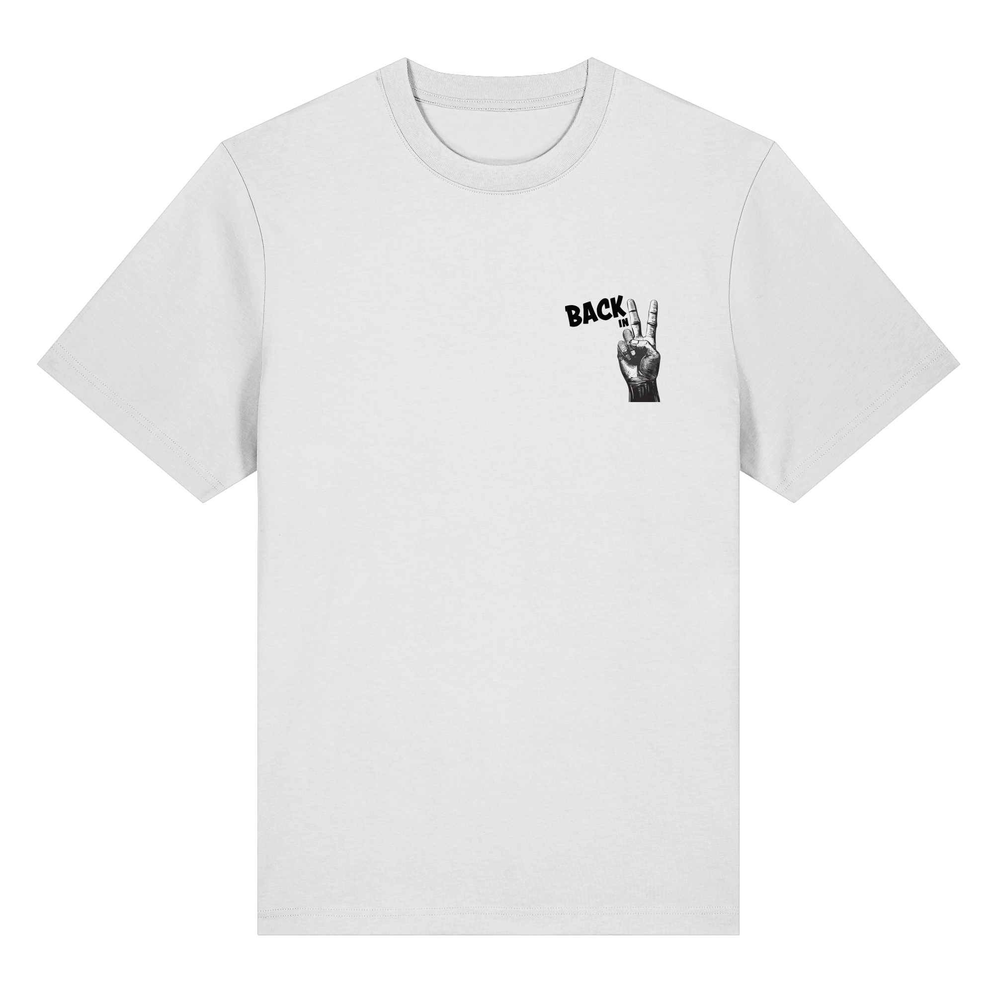 Back in 2 – Paused. Not Defeated. Female Version - Organic Heavy T-Shirt